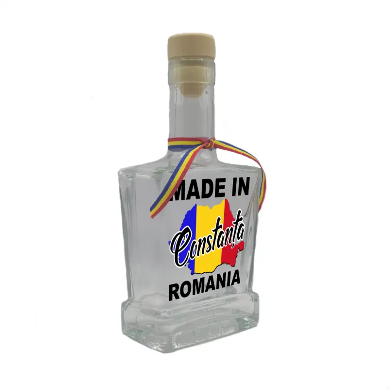 Made in constanta romania, sticla cu mesaj plata, 250 ml, model divgs179 06 14